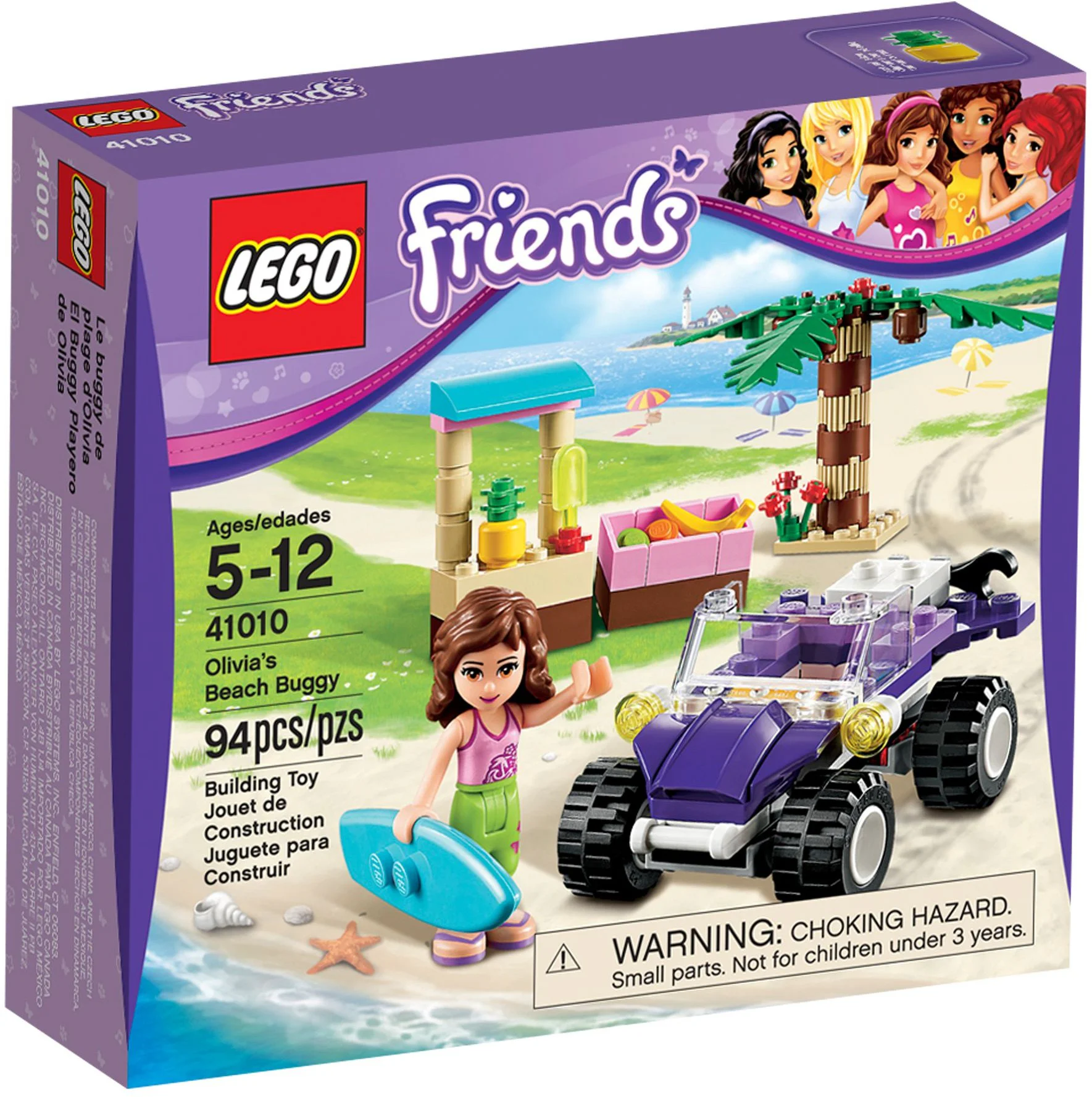 Good friend: Summer: Olivia's Beach Car 乐高 LEGO 41010 image 1