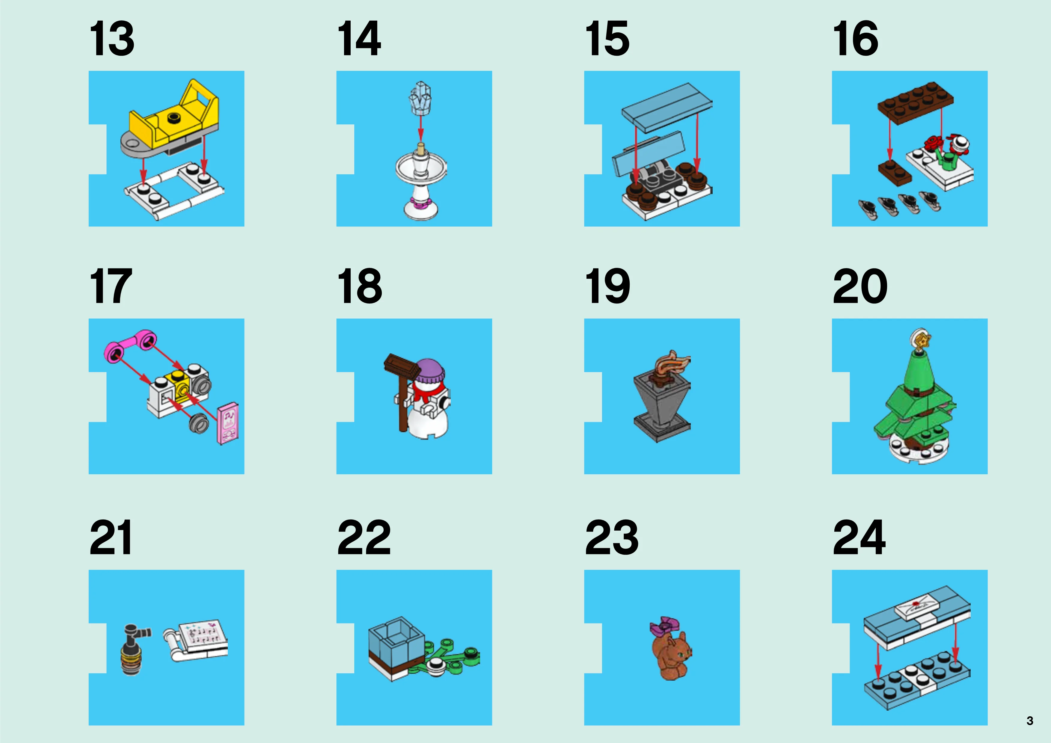 Good friend: Festival: Christmas Last Calendar 乐高 LEGO 41016 image 1