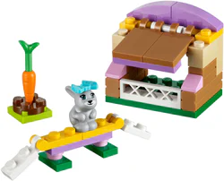 Good friend: Rabbit's cabin
