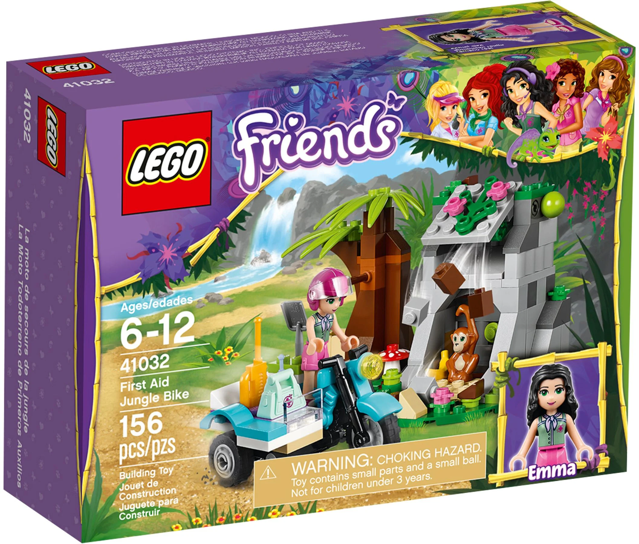 Good friends: jungle rescue: jungle emergency motorcycle 乐高 LEGO 41032 image 3