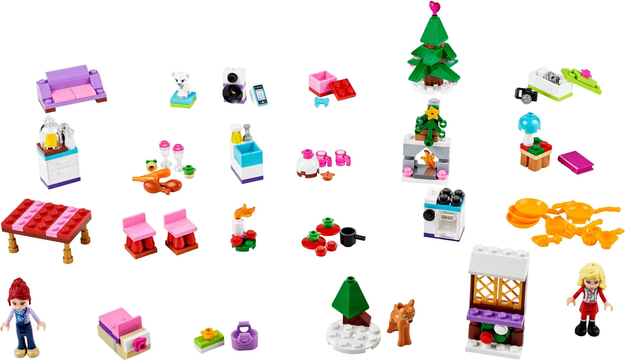 Santa's Countdown Calendar for Girls: Holiday Edition 乐高 LEGO 41040