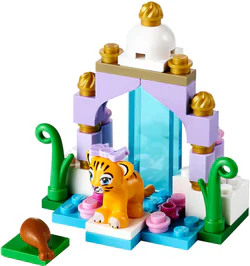 Good friend: Tiger's charming temple