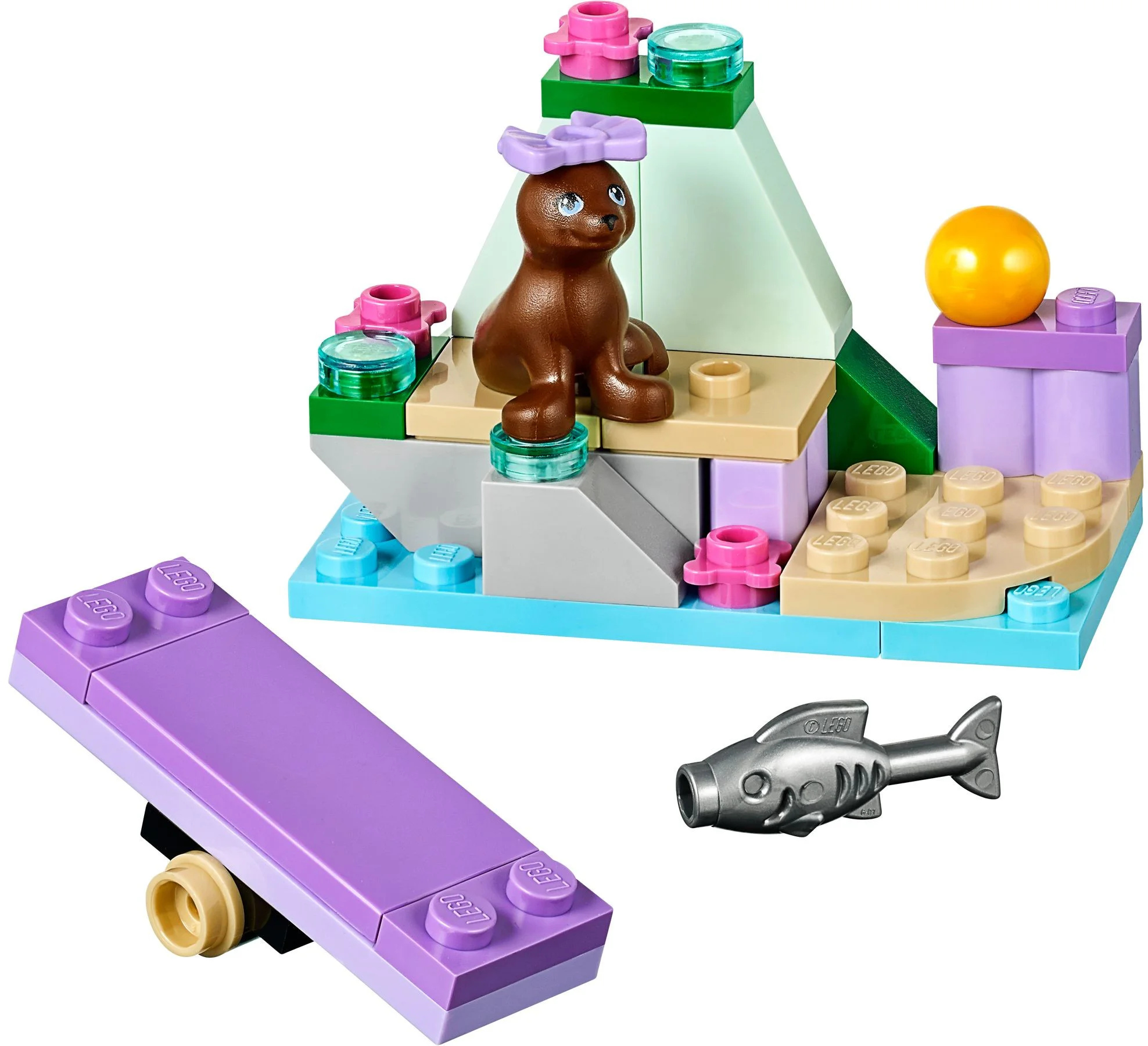 Good friend: Little sea otters on coral reefs 乐高 LEGO 41047