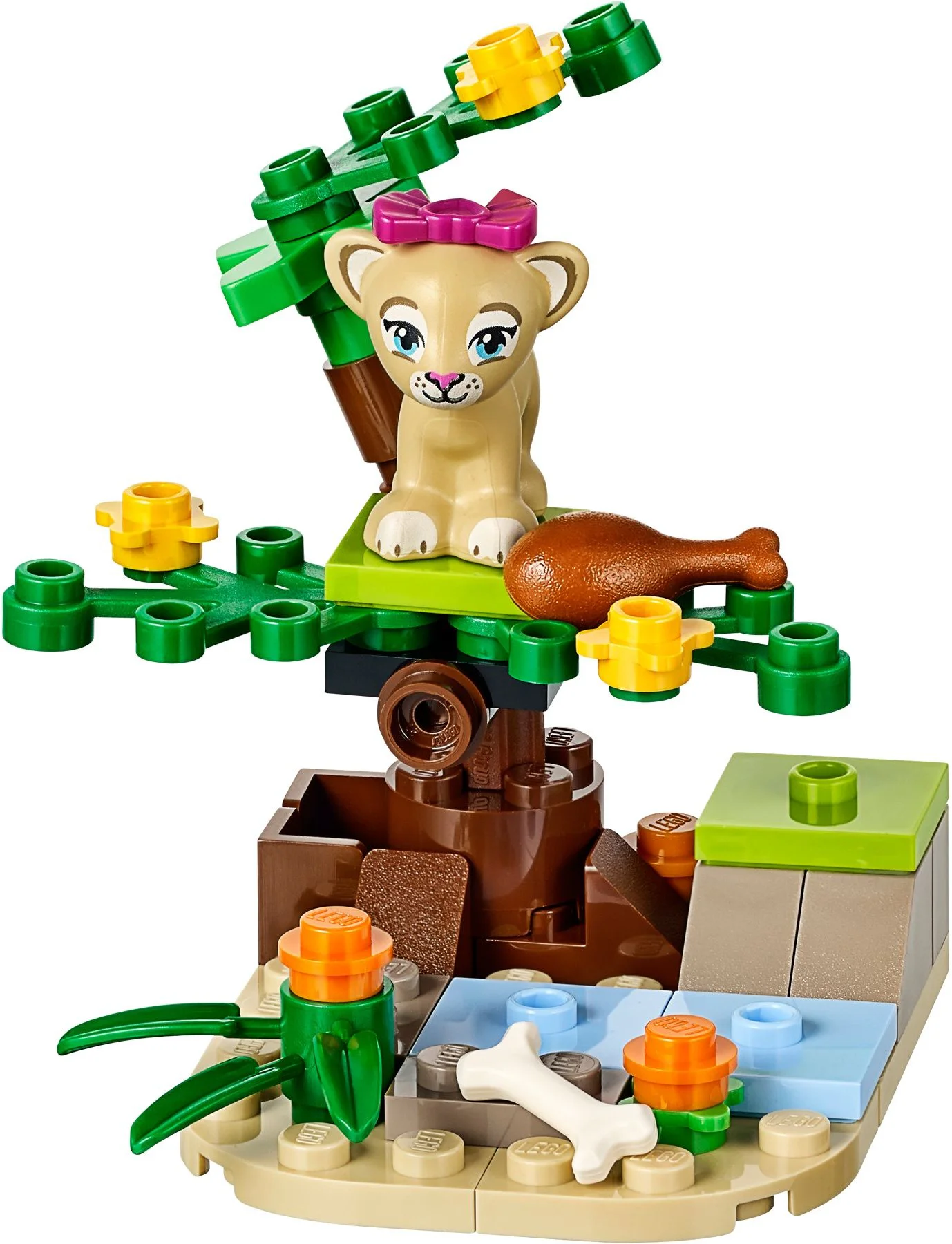 Good friends: Little lion's bushes 乐高 LEGO 41048