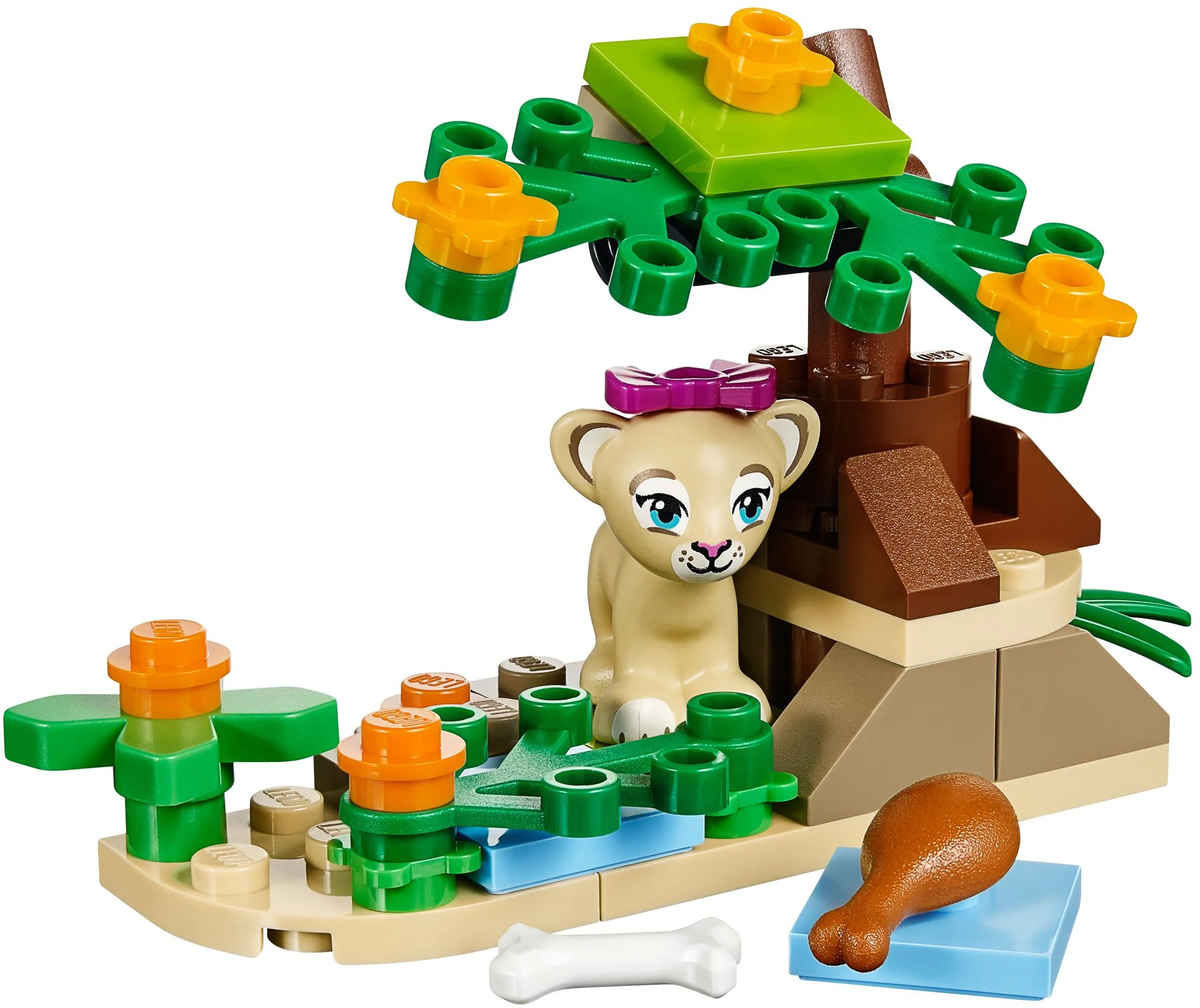 Good friends: Little lion's bushes 乐高 LEGO 41048 image 1