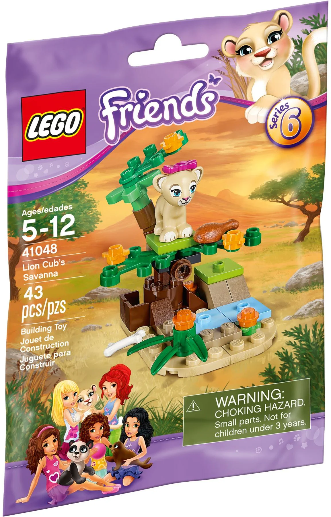 Good friends: Little lion's bushes 乐高 LEGO 41048 image 2