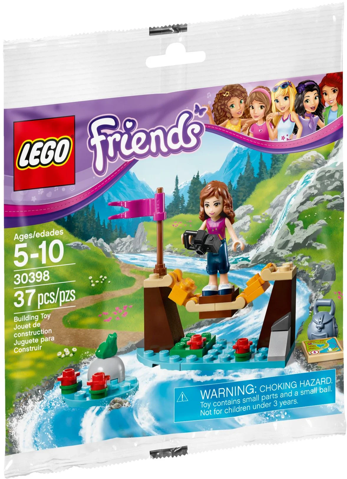 Good friend: camping expedition: a little bridge to the adventure camp 乐高 LEGO 30398 image 2