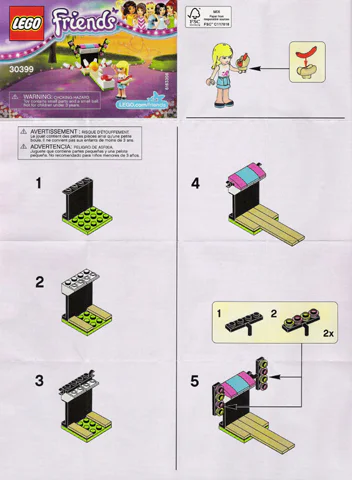 Good friend: Playground: Stephanie bowling 乐高 LEGO 30399 image 2