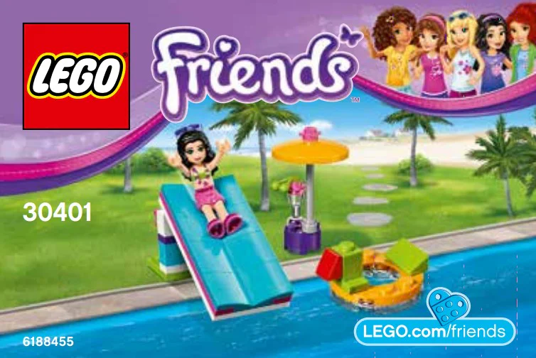 Good friend: Summer: pool foam slide 乐高 LEGO 30401 image 1