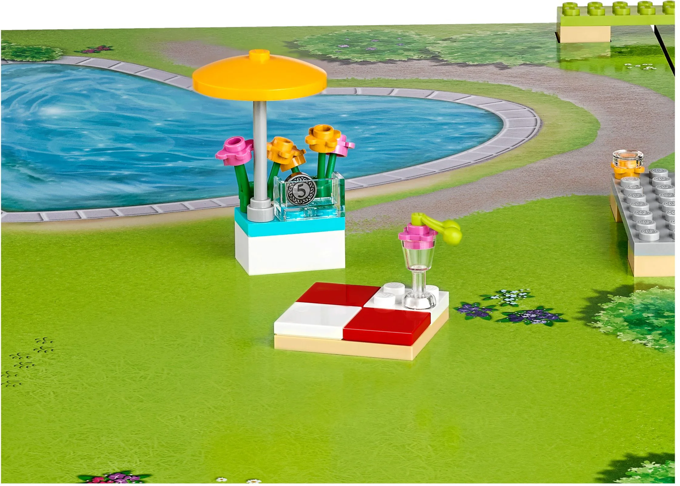 Good friends: Heart Lake game mats and fittings 乐高 LEGO 853671 image 1