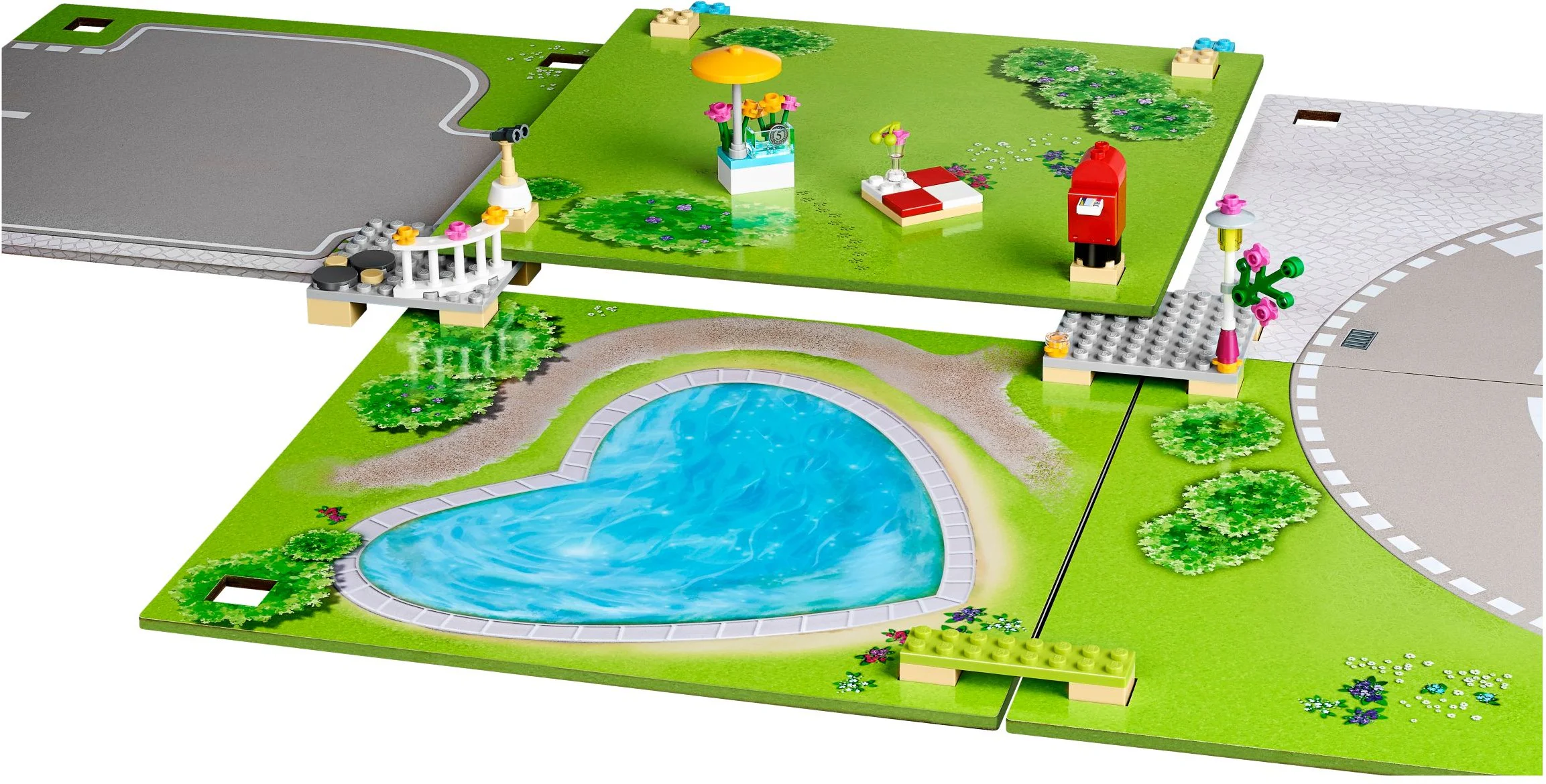 Good friends: Heart Lake game mats and fittings 乐高 LEGO 853671 image 2