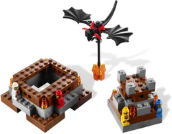 Desktop game: lava dragon
