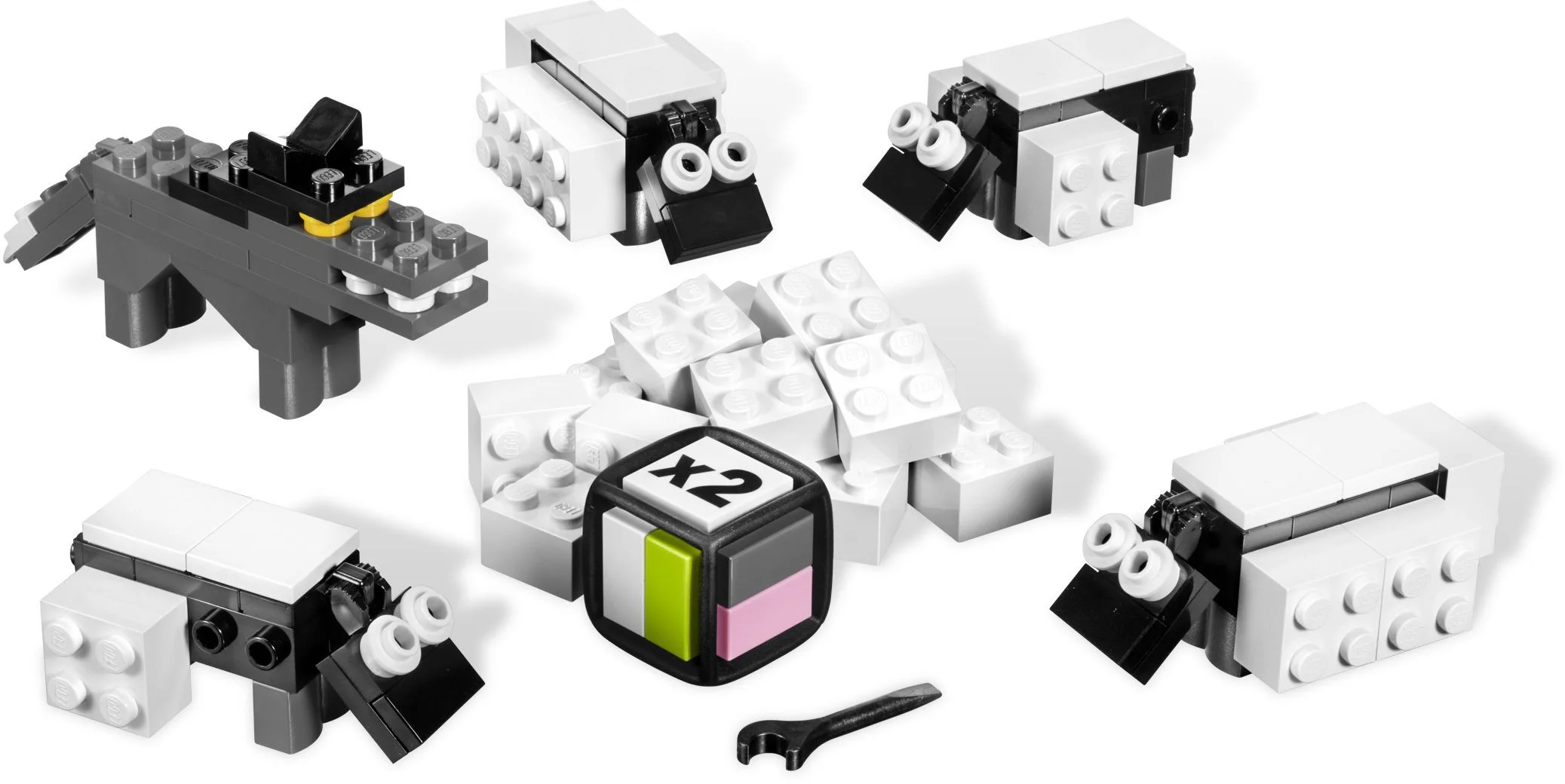 Desktop game: wool scissors hands 乐高 LEGO 3845