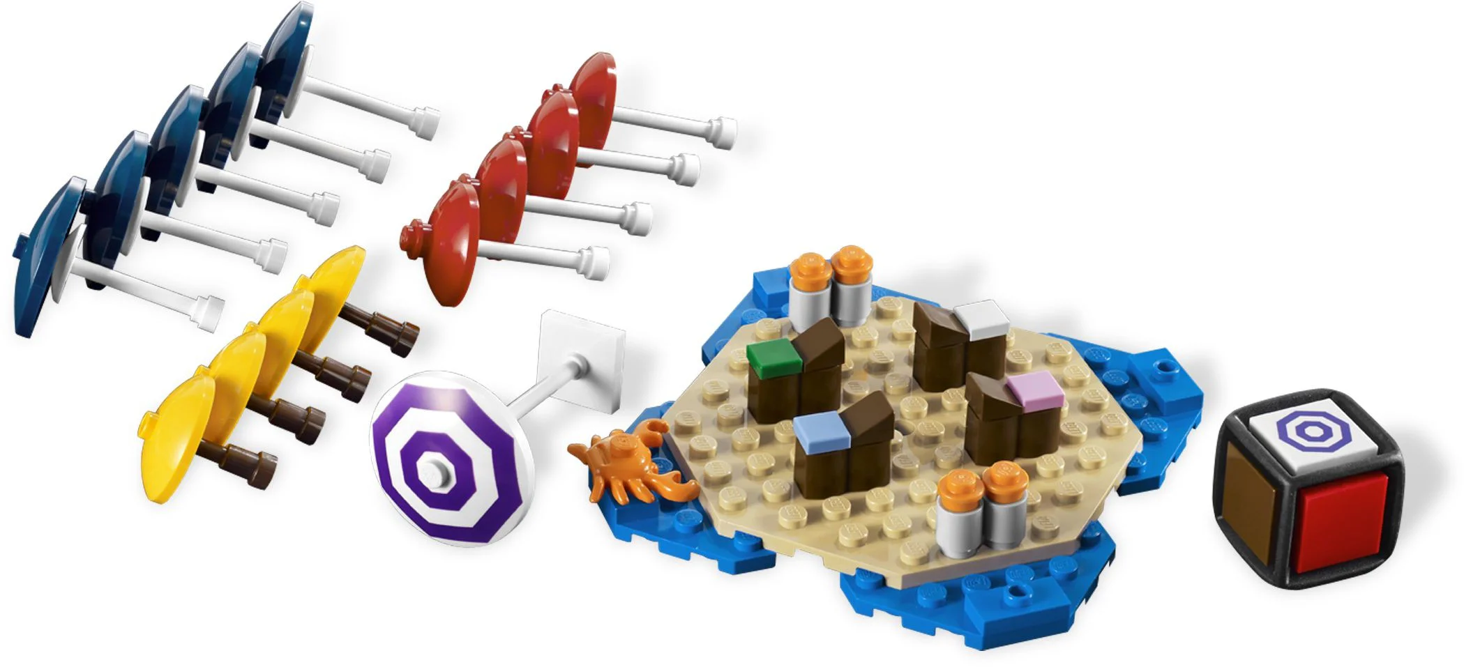 Desktop game: Cover the umbrella 乐高 LEGO 3852