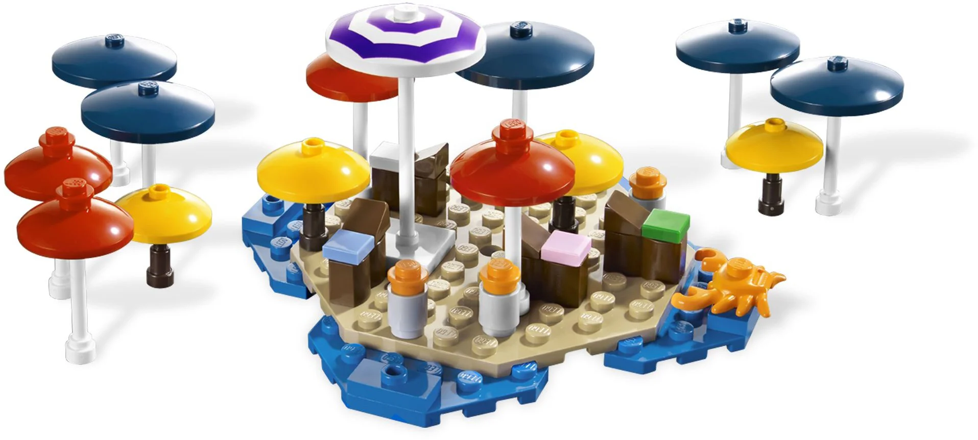 Desktop game: Cover the umbrella 乐高 LEGO 3852 image 2