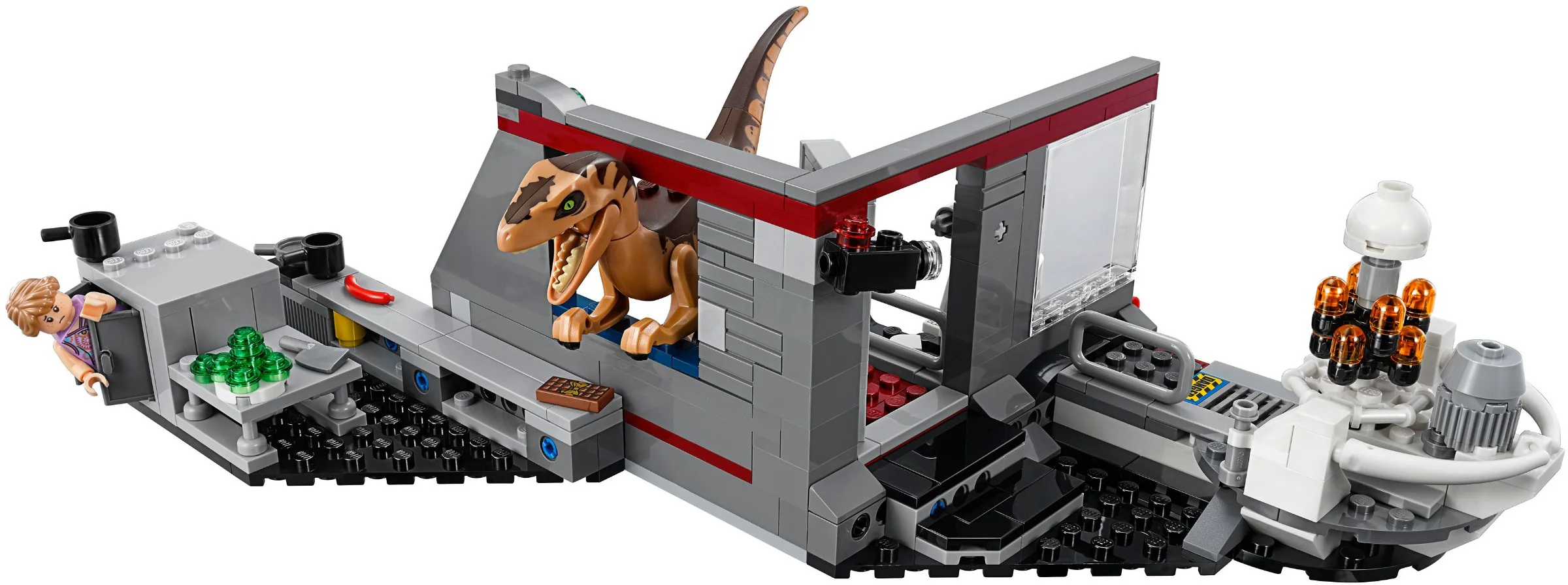 Jurassic World: The Velociraptors' High-Speed Pursuit 10924 image 1