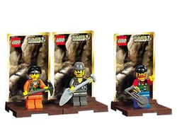 Rock Commando: Three Minifig Pack - Rock Raiders #2