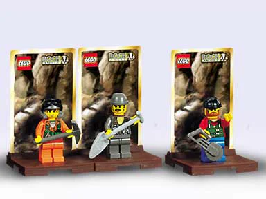 Rock Commando: Three Minifig Pack - Rock Raiders #2 乐高 LEGO 3348 image 1