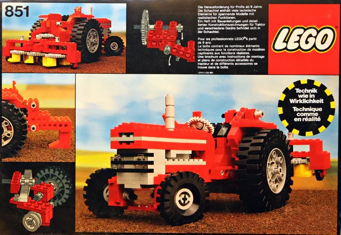 Tractor 乐高 LEGO 851 image 1