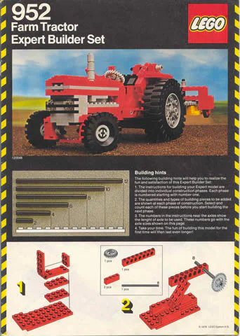 Tractor 乐高 LEGO 851 image 3