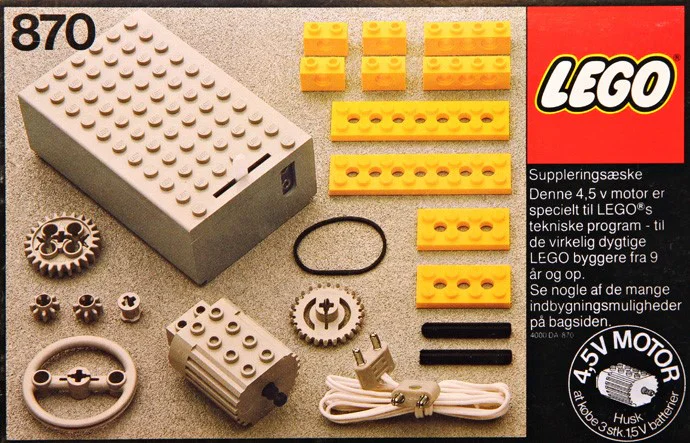4.5V Power Supply Kit 乐高 LEGO 870 image 3