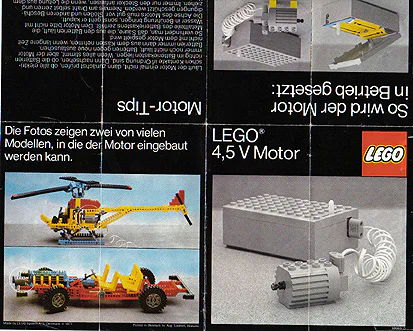 4.5V Power Supply Kit 乐高 LEGO 870 image 4