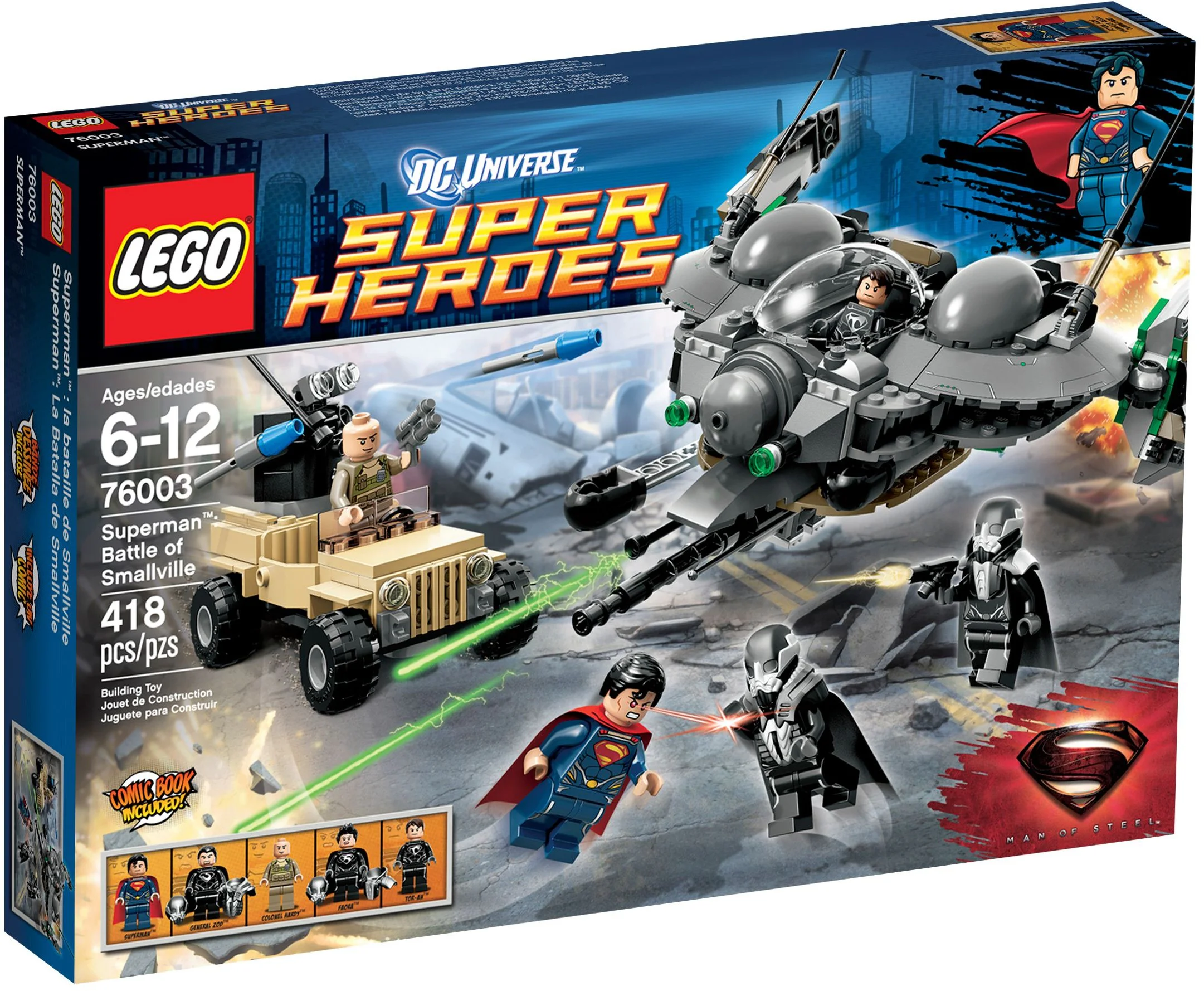 DC EXTENDS THE UNIVERSE: THE BATTLE OF SUPERMAN'S TOWN 乐高 LEGO 76003 image 2