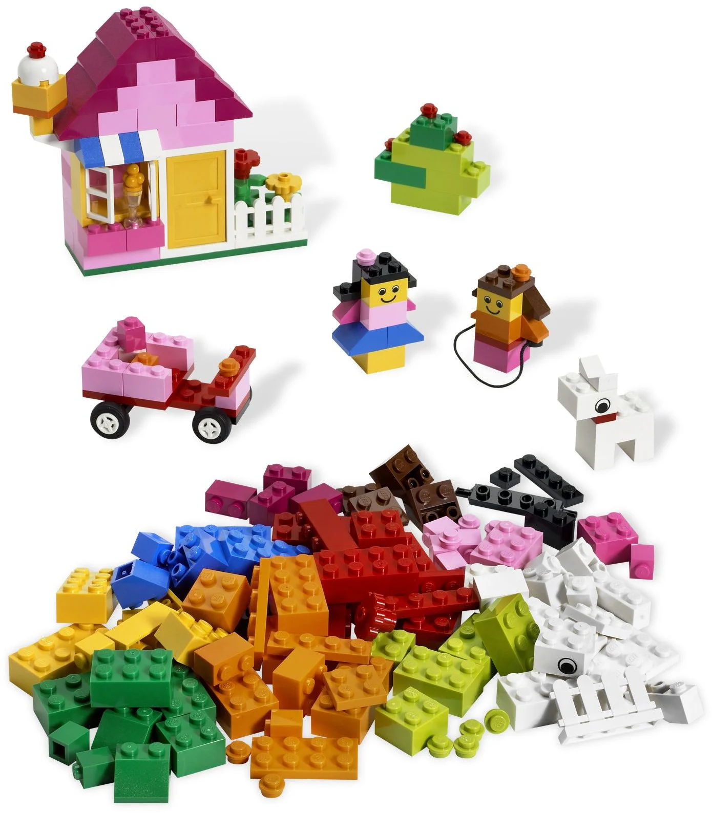 Creative spelling: pink creative box 乐高 LEGO 5585