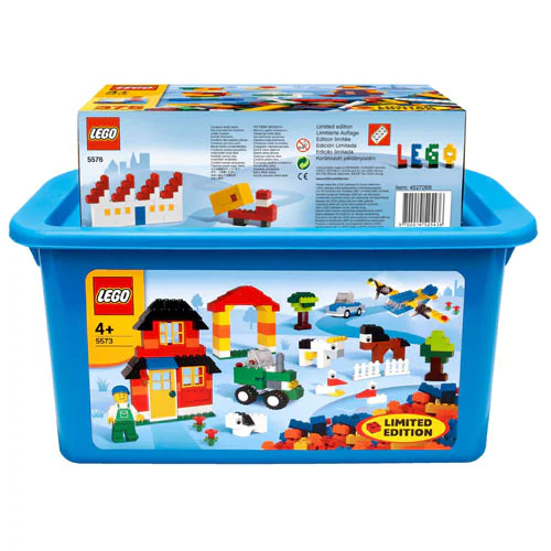 Creative puzzle: Blue Creative Box 乐高 LEGO 5573 image 5