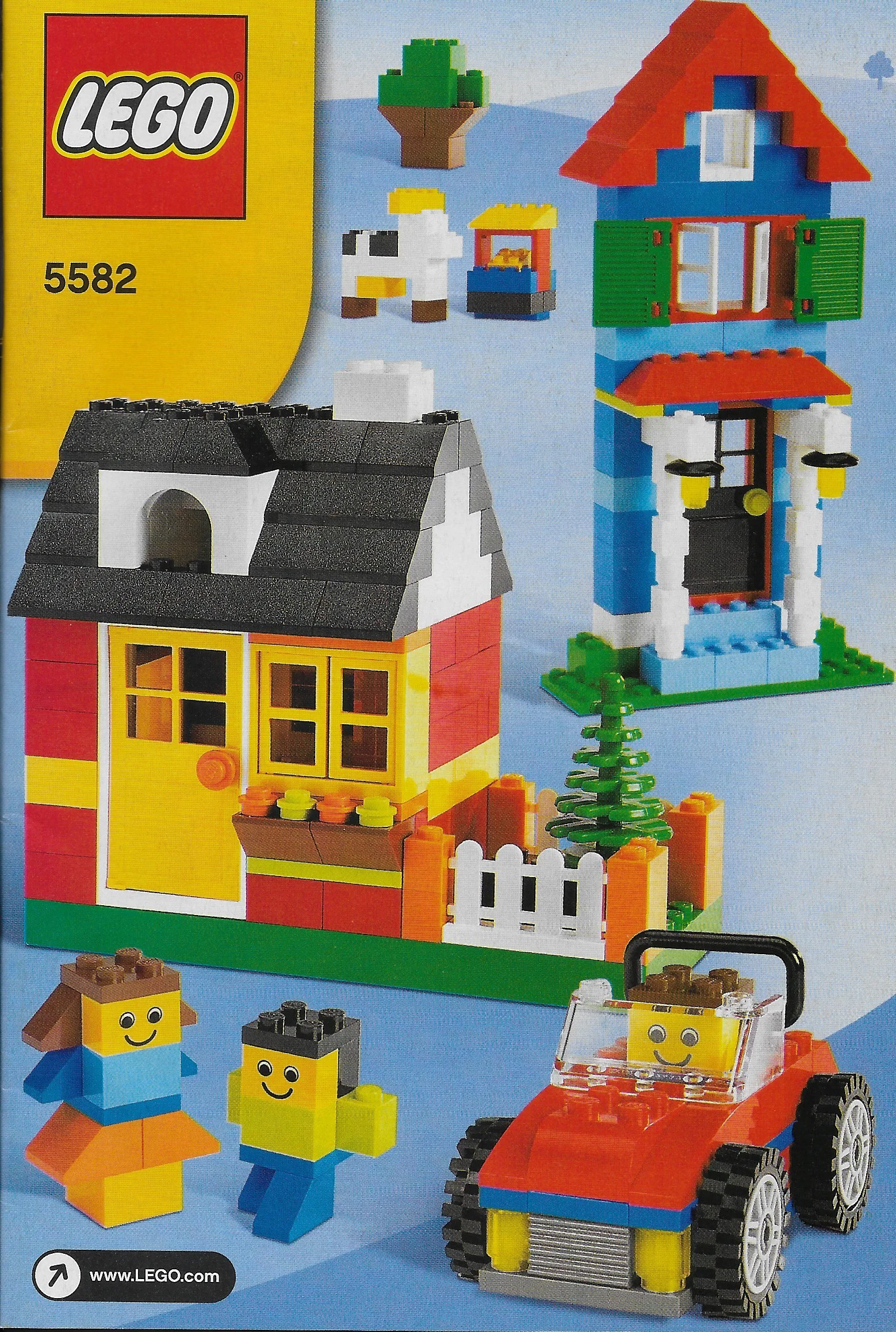 Creative Scrolling: Lego Creative Particle Drum-House Group 乐高 LEGO 5582 image 5