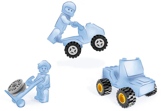 Creative spelling: Wheel Supplement Group 乐高 LEGO 6118 image 3
