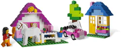 Creative spelling: pink drums of granules