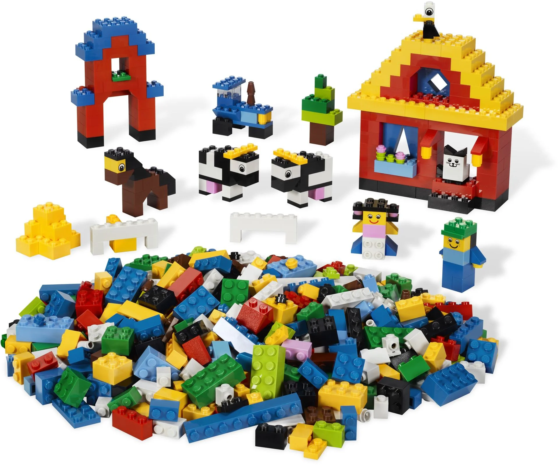 Creative spelling: creative spelling of square drums 乐高 LEGO 5549