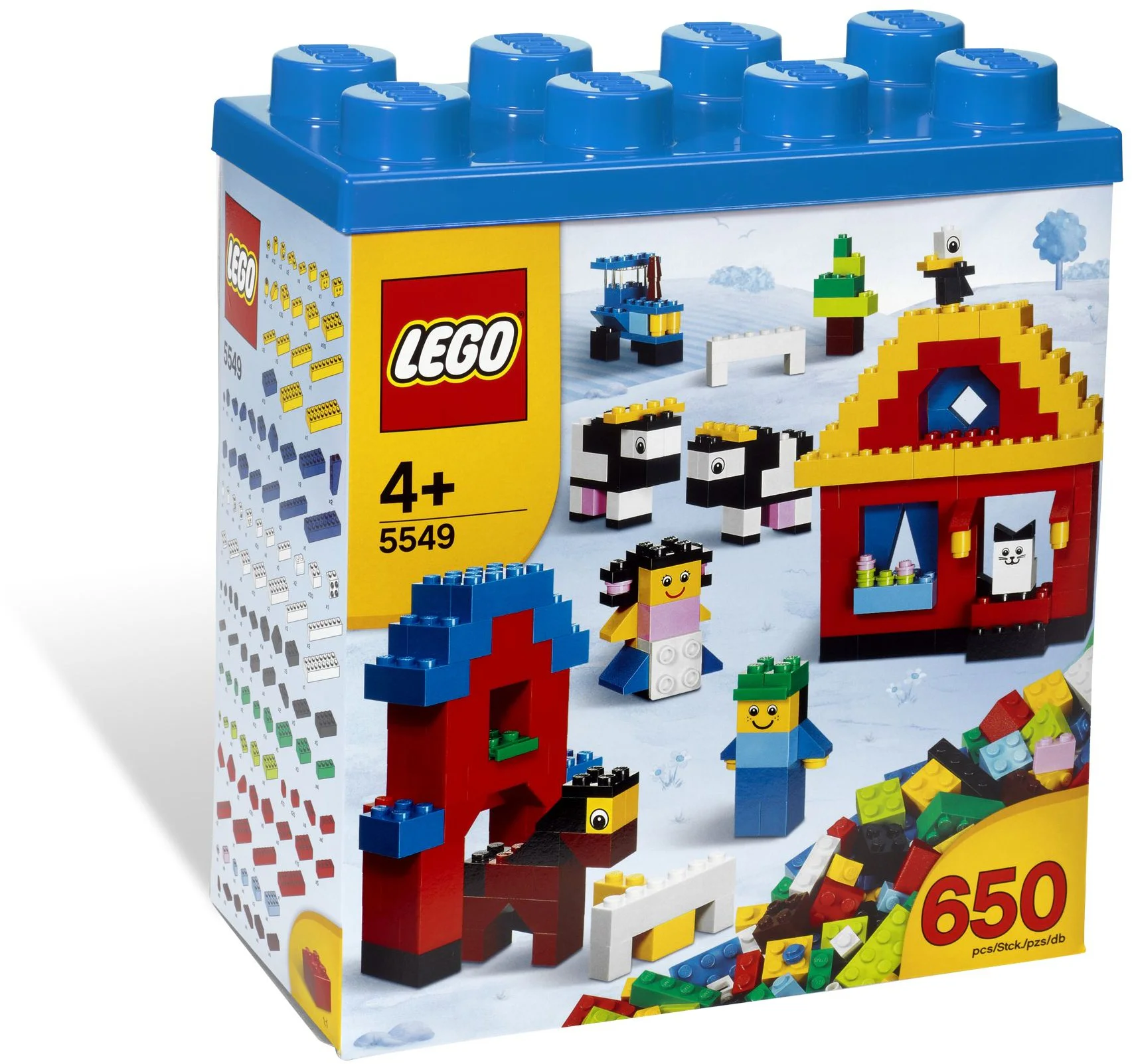 Creative spelling: creative spelling of square drums 乐高 LEGO 5549 image 2