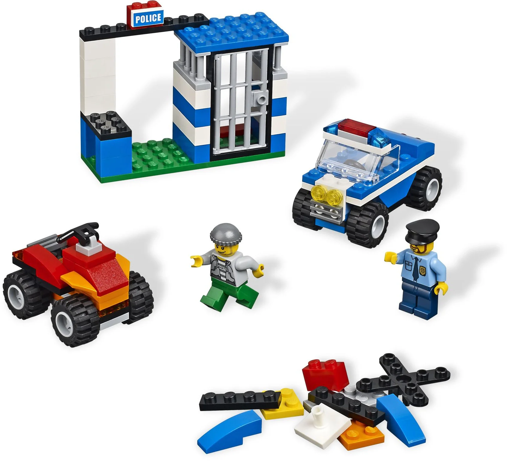 Creative puzzle: Creative series of police teams 乐高 LEGO 4636