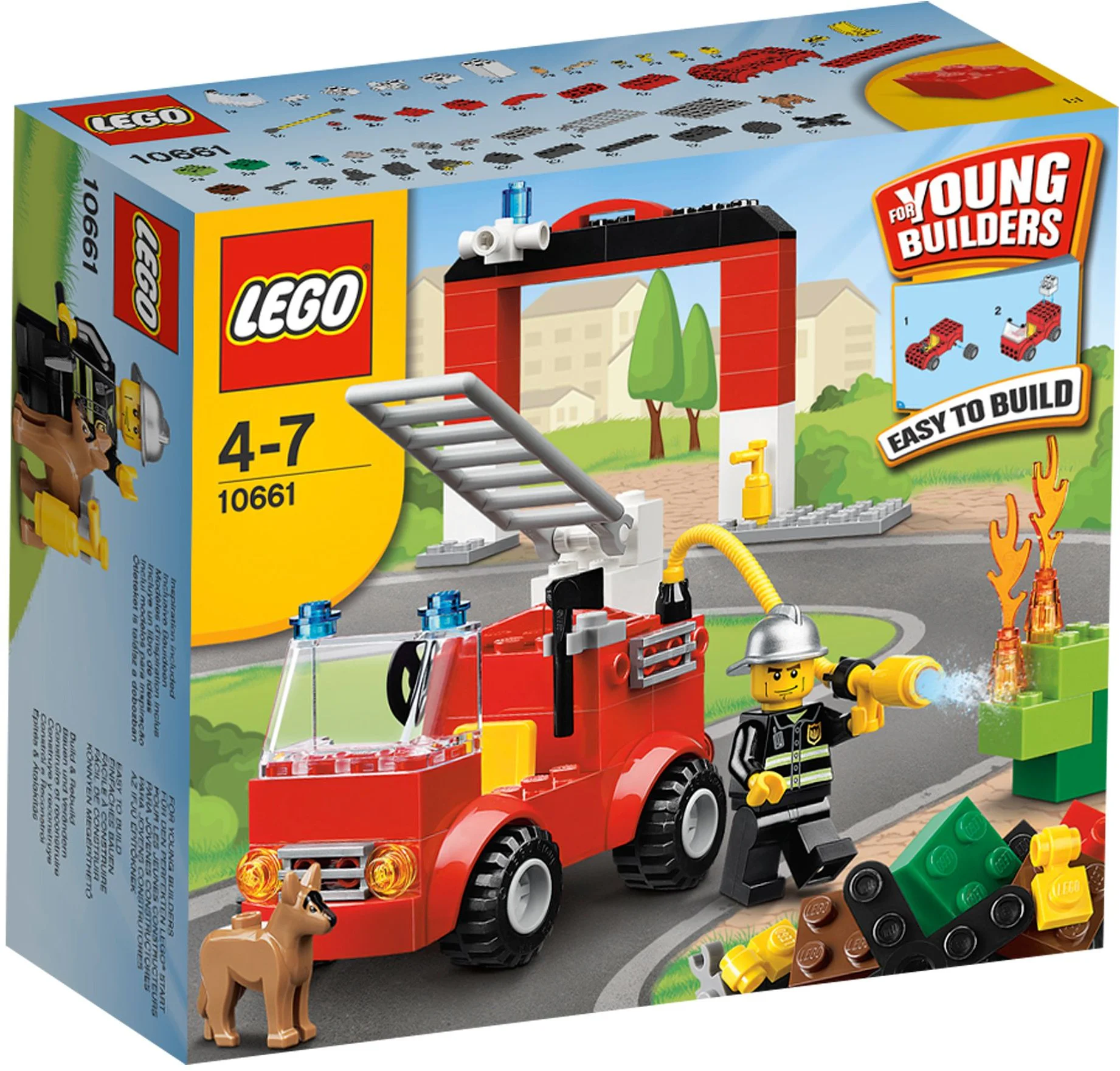 Creative puzzle: My fire department 乐高 LEGO 10661 image 4
