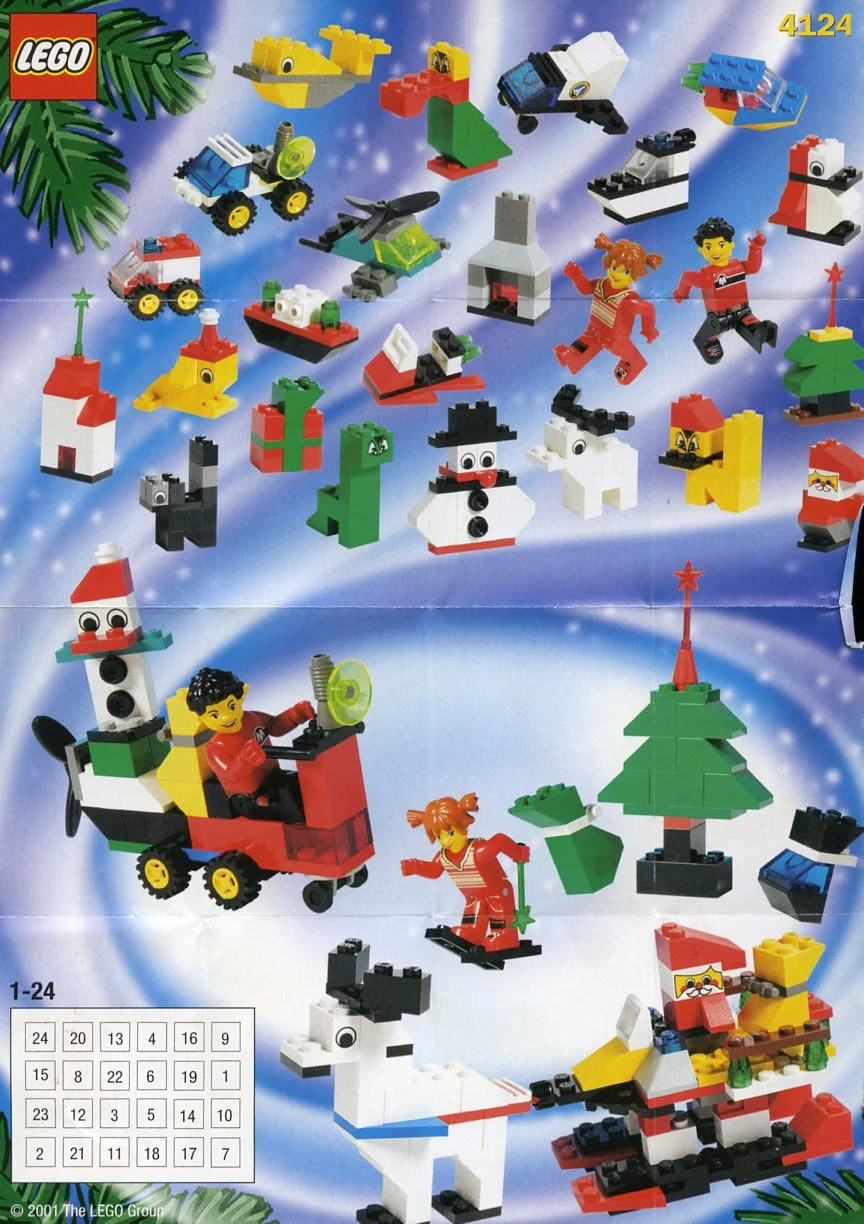 Holiday: Christmas Countdown Calendar 乐高 LEGO 4124 image 1