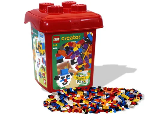 Creative change: Creative build-up bucket 乐高 LEGO 4014