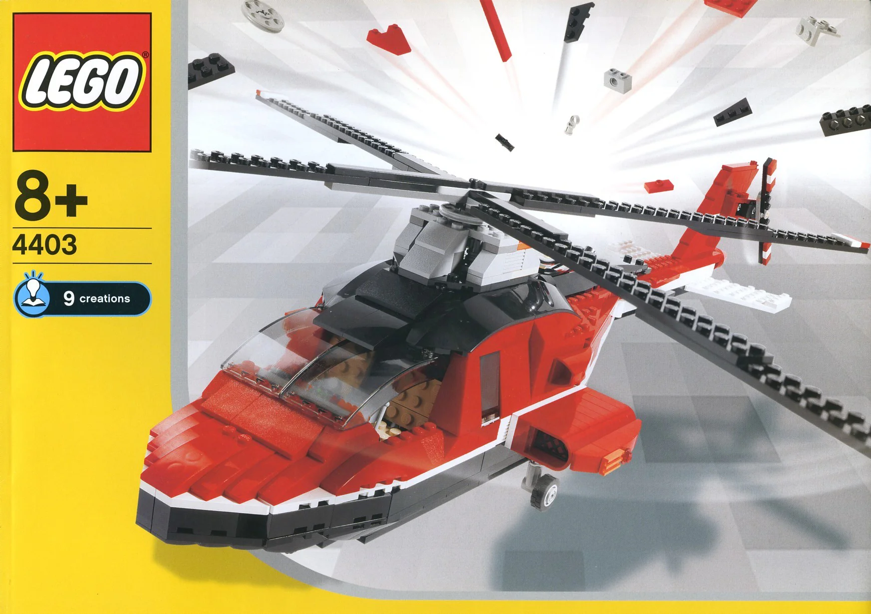 Designer: Breakthrough Helicopter 乐高 LEGO 4403 image 2