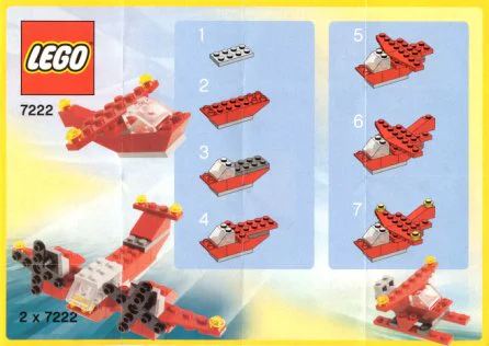 Designer: Red Helicopter 乐高 LEGO 7222 image 1