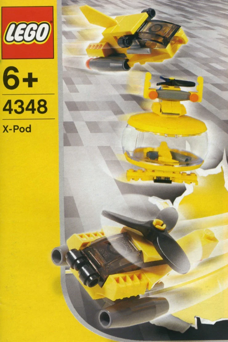 X-Pod: Aircraft 乐高 LEGO 4348 image 2