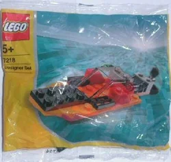Designer: Orange speedboat