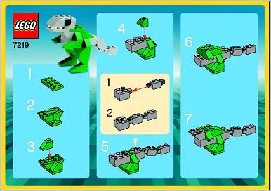 Designer: Dinosaur 乐高 LEGO 7219 image 1
