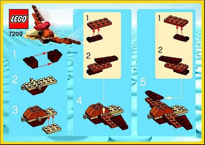 Designer: Toothless Wing Dragon 乐高 LEGO 7209 image 2