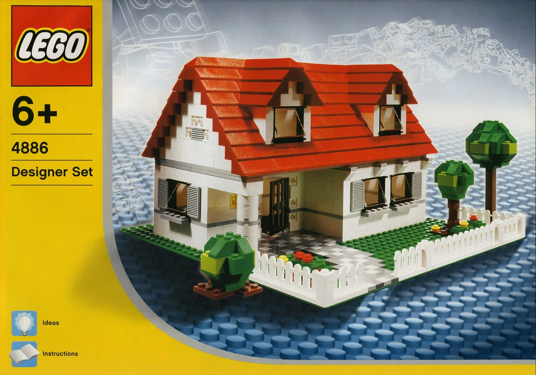 Designer: Sweet Little Cottage 乐高 LEGO 4886 image 4