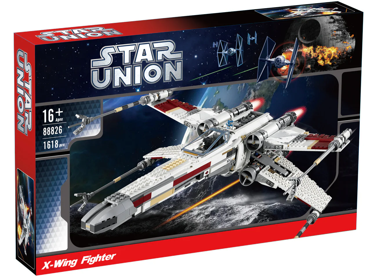 Red Five X-Wing Space Fighter 无牌 60011 image 4