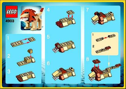 Designer: Lion 乐高 LEGO 4903 image 1