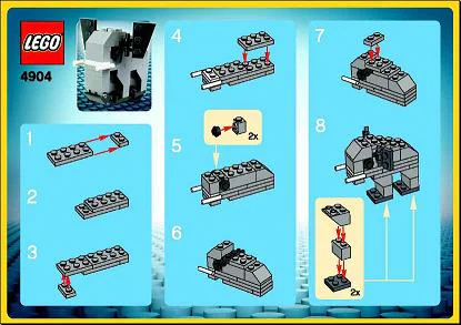 Designer: Elephant 乐高 LEGO 4904 image 2