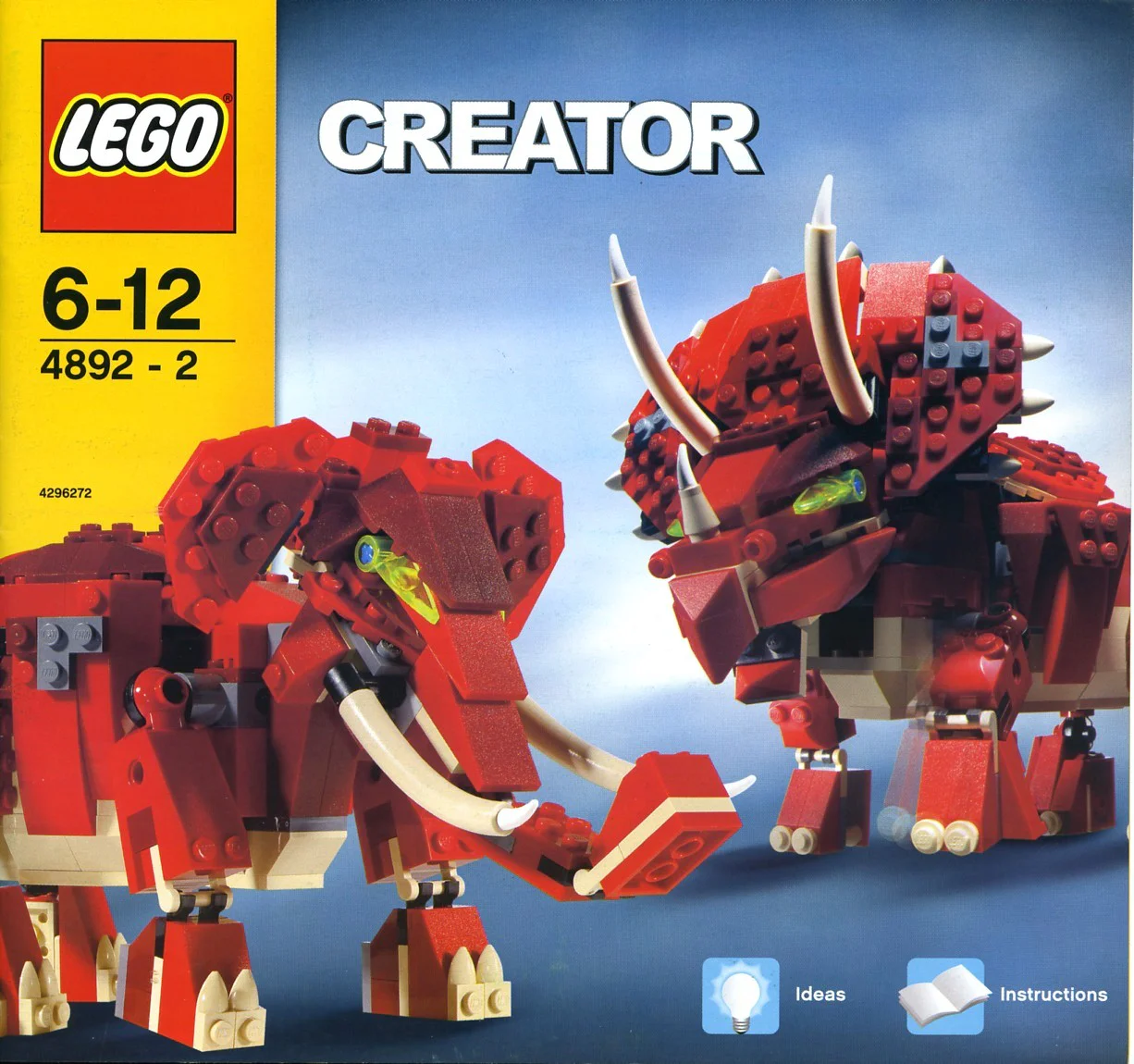 Triceratops 乐高 LEGO 4892 image 1