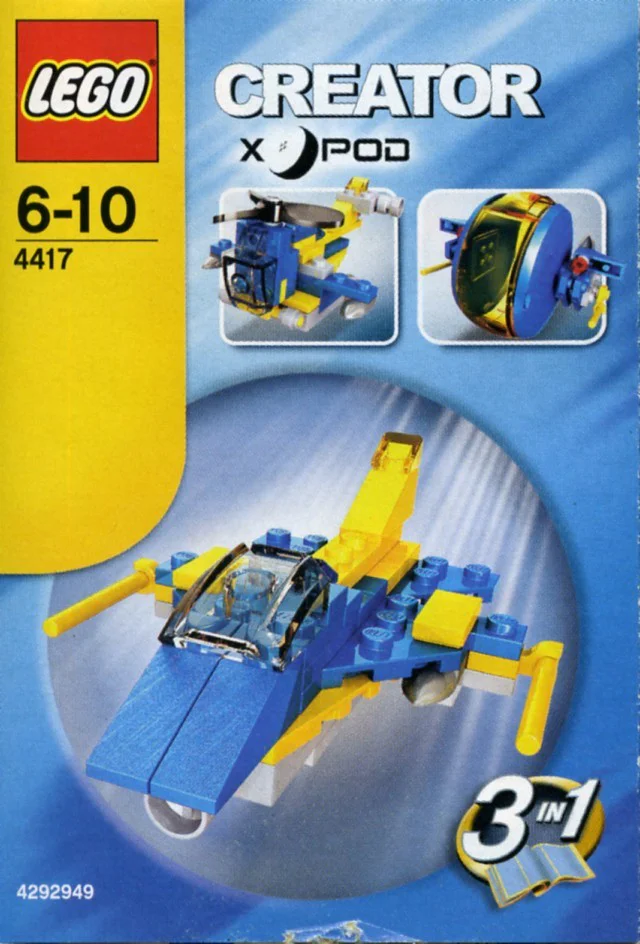 X-Pod: Aircraft 乐高 LEGO 4417 image 2